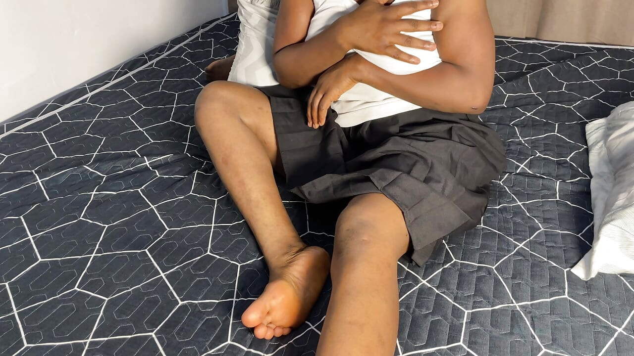 18yo shy African student visits her teacher after school