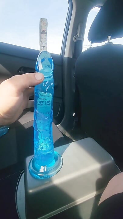Riding My 10.5 Inch Blue Dick