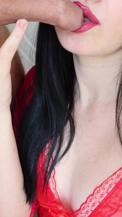 Homemade. Cum in Throat of a Sexy Girl