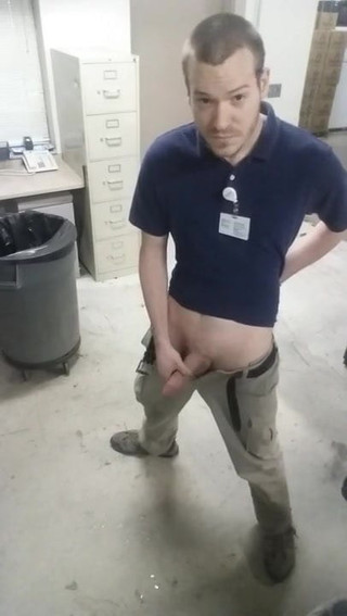 Jerk off at work place