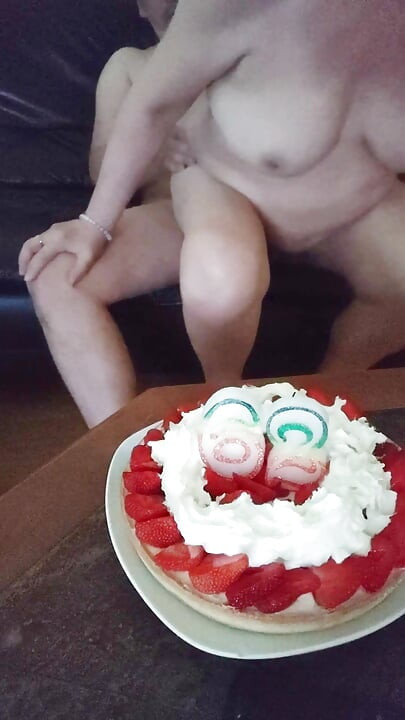 Birthday of a very slutty granny 62 years old