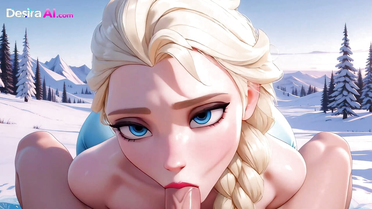 Elsa的乳交在大量金发女郎射精中爆炸！AI 生成