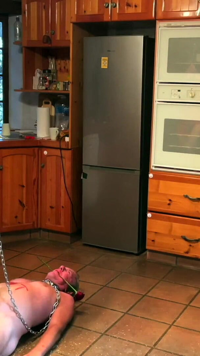 Emotional moment from "Dominatrix Mistress April - Penalty for Pleasure - Masturpic Rose"
