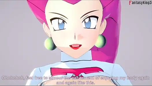 Jessie rocket dientot habis-habisan di taman - poketmonster