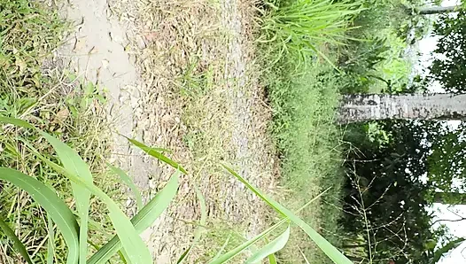 Colombian Peasant Woman Masturbates Outside Her House for the Neighbors to Watch Her