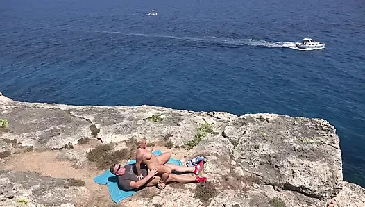horny fuck with view of the sea