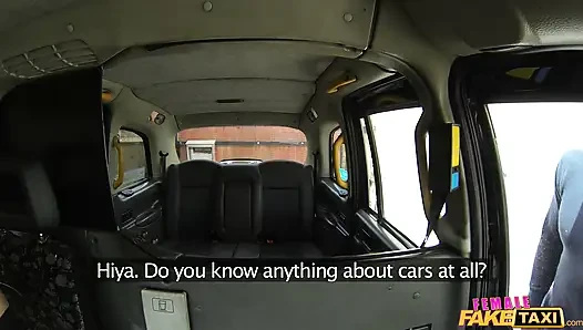 Female Fake Taxi - New Driver Loves a Big Black Cock