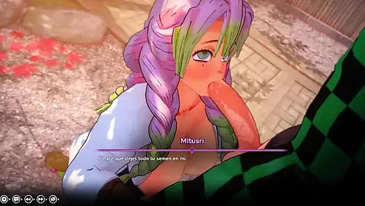My Hentai Fantasy - The Farewell Blowjob dengan Mitsuri Kanroji dari Demon Slayer: Kimetsu no Yaiba