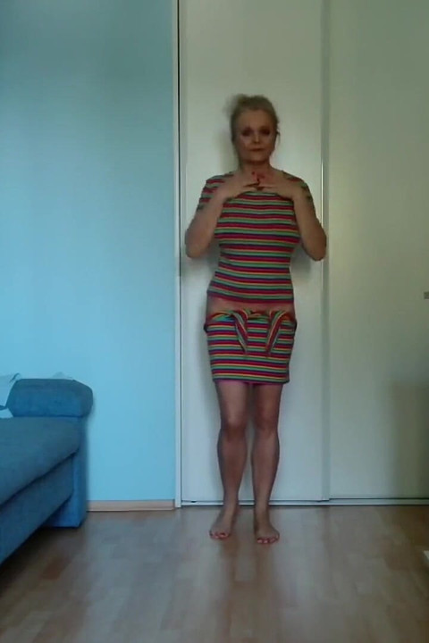 MILF Trying on Different Sexy Clothing