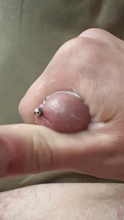 Came so hard after playing with my ring, finished with an edge