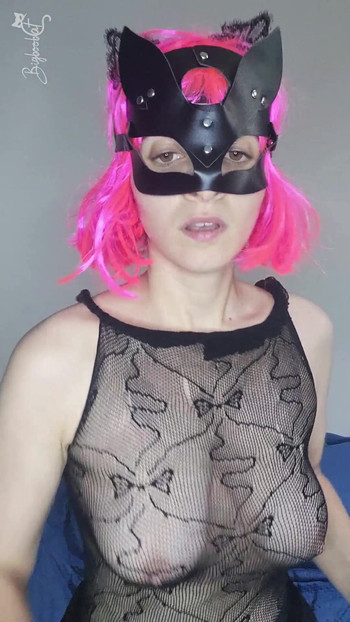 Élvezd a vágyamat a cicamaszkommal és a nagy melleimmel