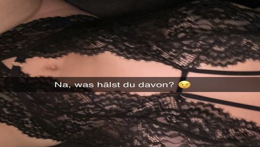 18 year old girlfriend fucks her sister's boyfriend without a condom via snapchat sexting