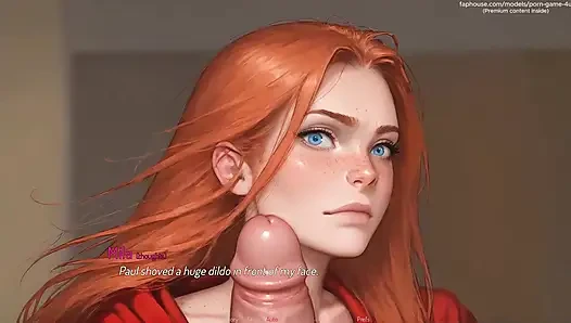 Imagine This Is Bob - Slutty Wife Mila Rides Monster Dildo for Weak Cuck...