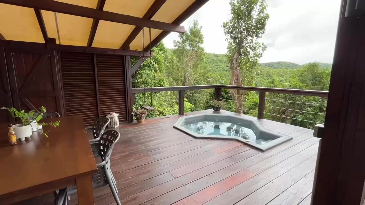 Hot Tub Temptation in the Jungle