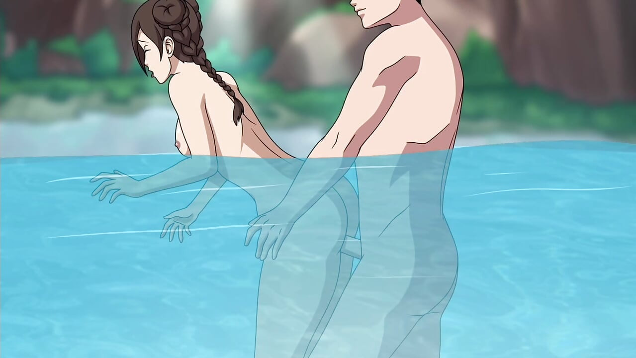 Intenso em sexo na piscina