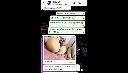 Kız arkadaşımla ateşli whatsapp sohbeti mutlu sonla bitiyor - nati sweet - natasha caseros
