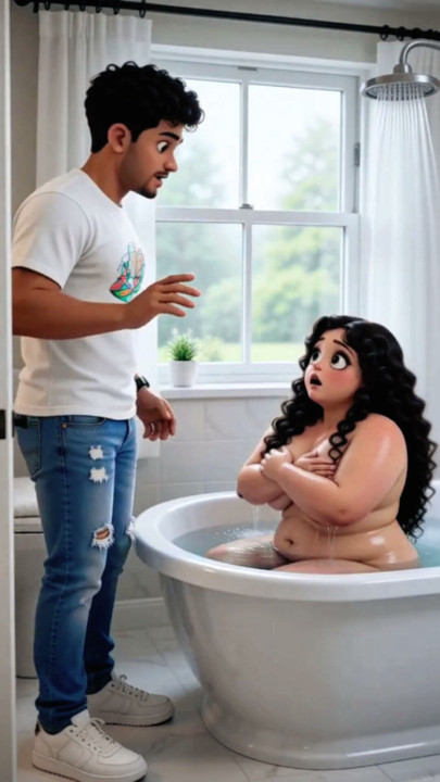 step mom shower step son open door what happened next..?