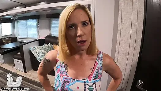 Stepson Catfishes Stepmom on Tinder - Jane Cane, Shiny Cock Films