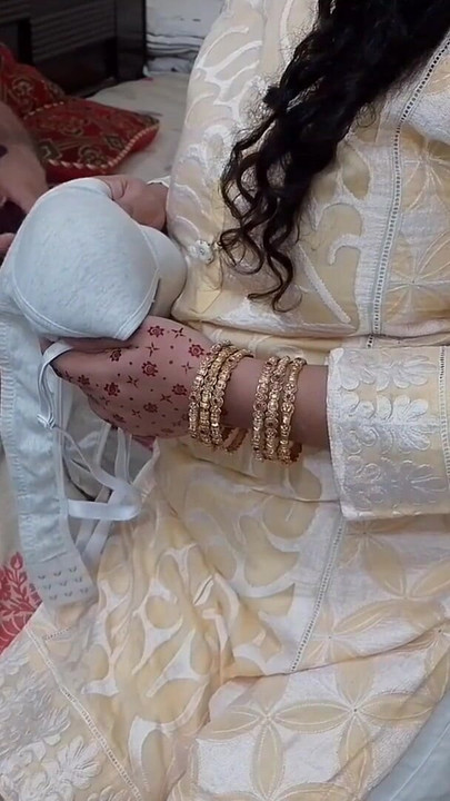 Stunning moment from "Stepmother suddenly enters stepson room under the pretext of cleaning"