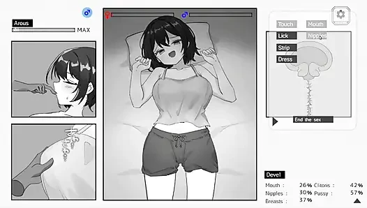 Hentai oyunu - arsız! Çocukluk arkadaşımla 3 gün ücretsiz mod sahnesi