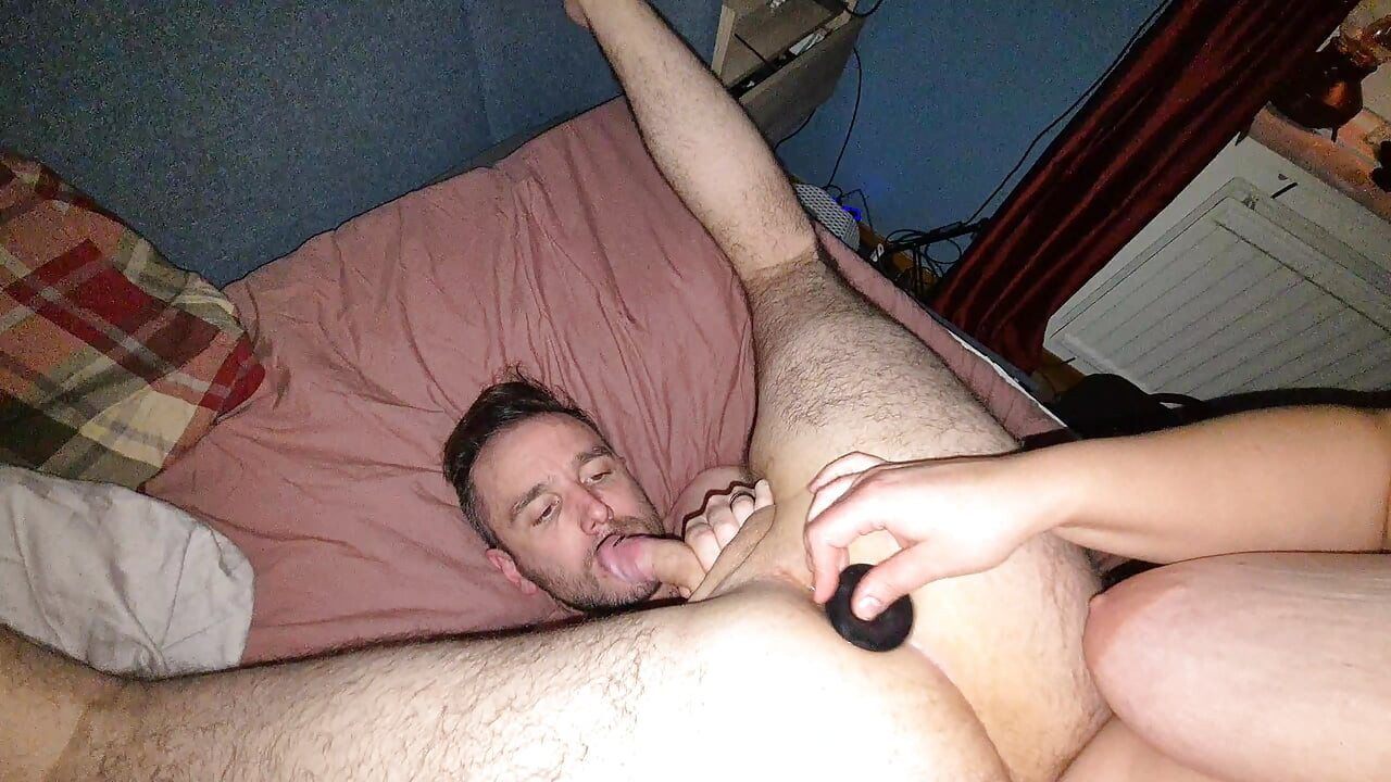 Assisted self suck flaccid cock - uncut raw.mp4