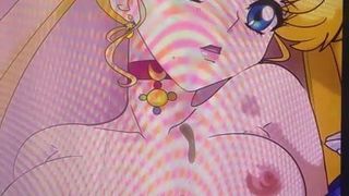 Cumming auf Sailor Moon Sop