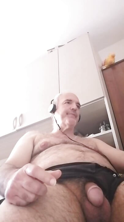 I Jerk My Cock Hard Enjoying Like a Pig While Watching a Porn Movie!