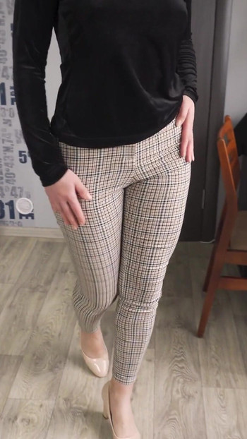 Iconic moment from "Office Worker Shows Off Ass In Super Tight Trousers"