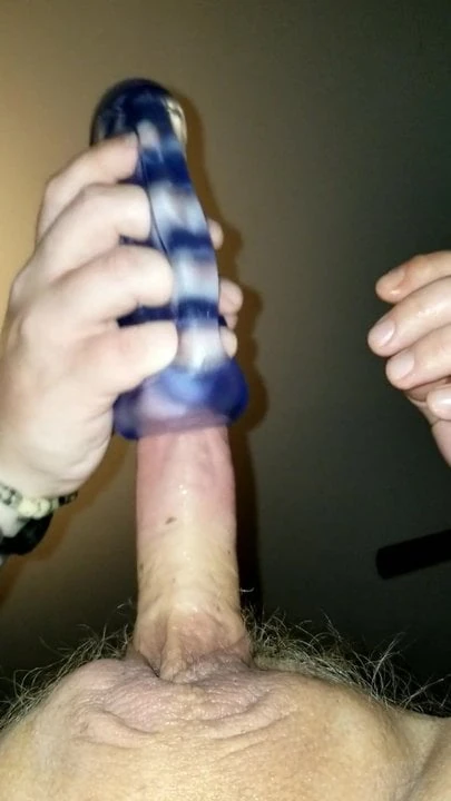 Having fun with my toy