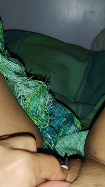 A wife with huge breasts masturbates in bed with her brother-in-law listening in the other room. | Clip 1