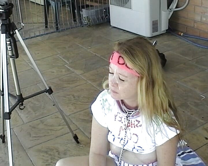 SHELLEY DOG BARKS & BEGS FOR CUM