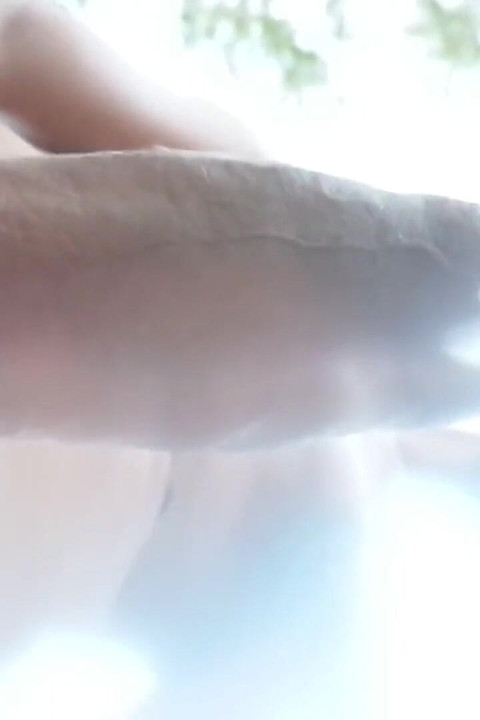 Look at Twink Through His Cum on Lens - Cumshot on Camera Lens