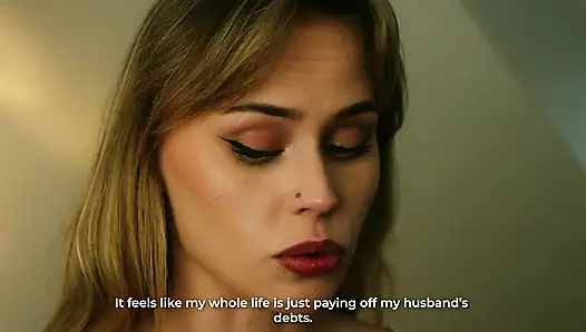 Ehefrau mariMoore zahlt für die schulden des ehemanns mit ihrem mund und ihrer muschi