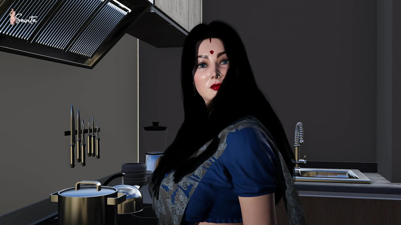 Sizzling Desi Savita Bhabhi Gets Her Tight Pussy Pounded by Horny Devar