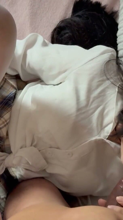 My classmate has a very creamy pussy | Clip 1