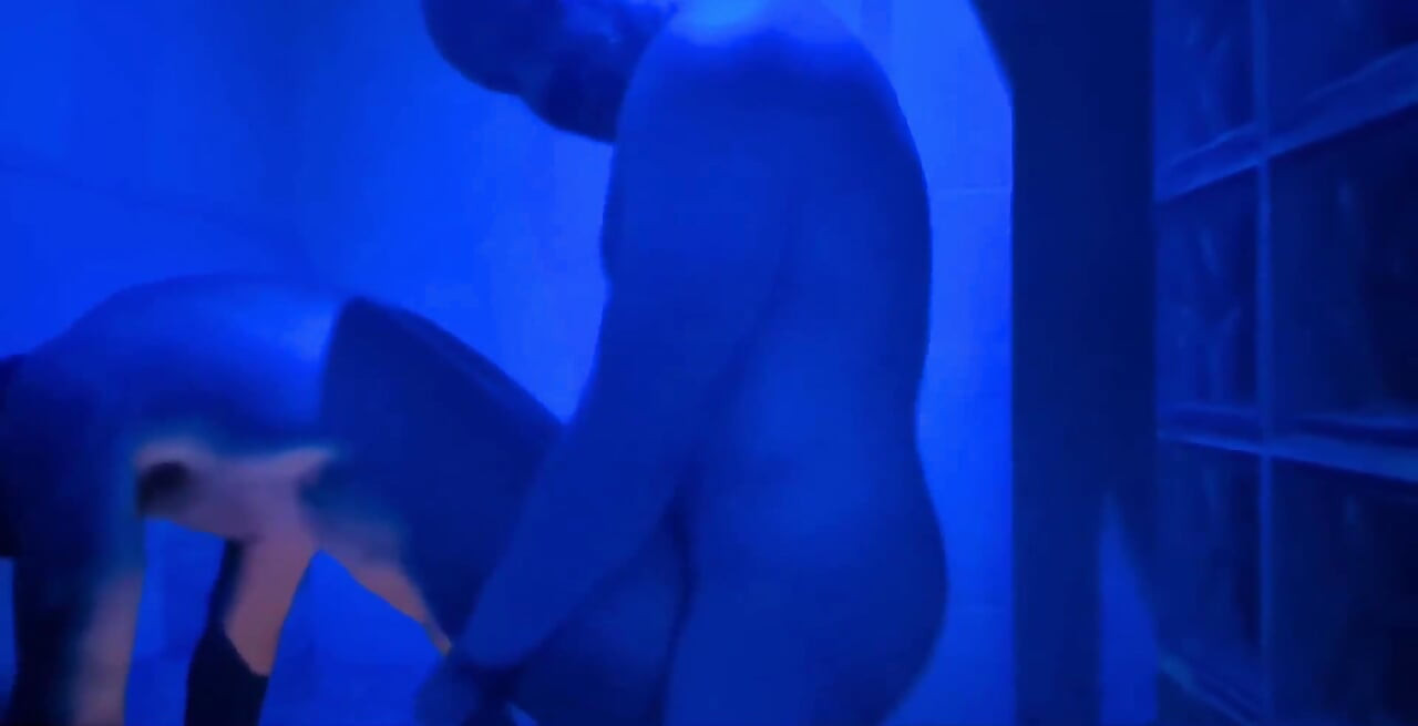 White Bear Fucks Latino in Gay Sauna
