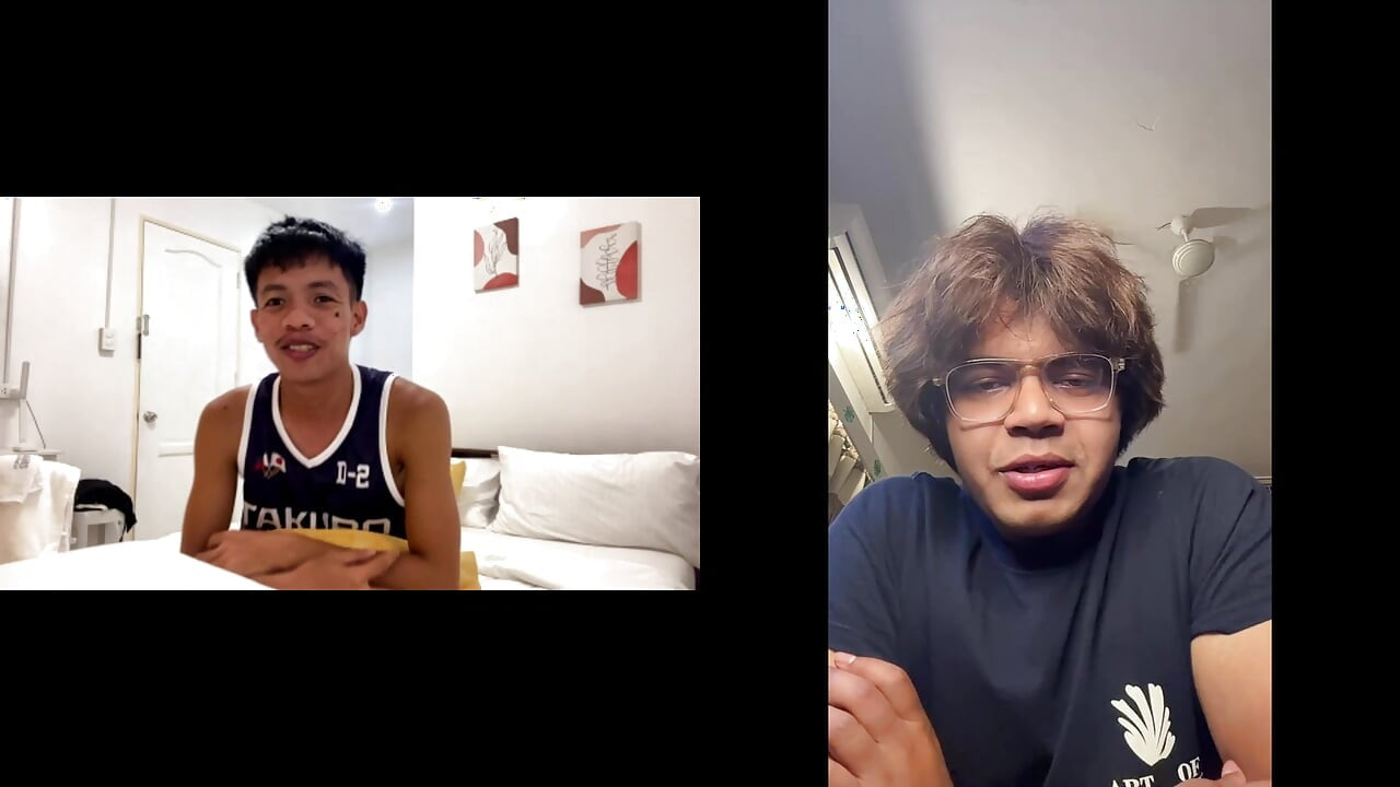 Asian Twink Drills Indian Twink Live on Cam