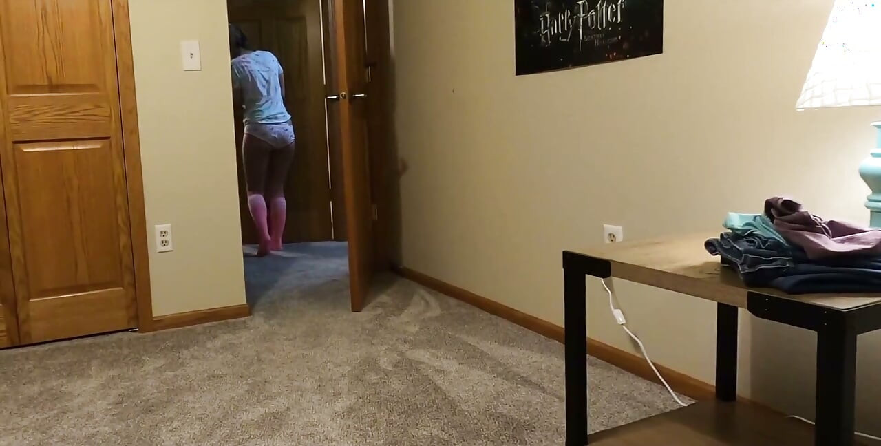 Step Father Impregnates Step Daughter While Step Mom Is Downstairs on the Couch
