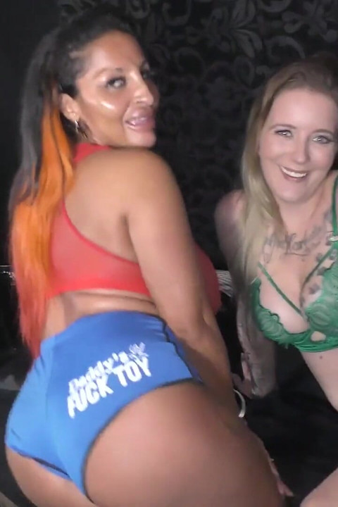 Big Titted Talula Thomas and Melody Pleasure Enjoy a Gangbang