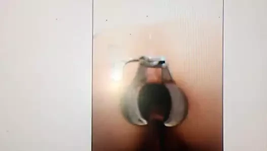 tributing beautiful asshole held open with a speculum