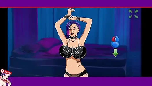 Cyberpunk. VR - seks. Seks virtual reality di dunia pasca apedopittik dan modern. Neon dan memek sedang dalam mode