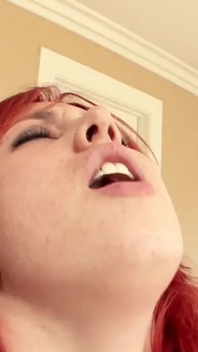Emotional moment from "Redhead Big Ass Stepdaughter Seduced to Rough Sex by old Guy"
