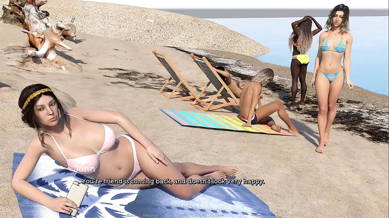 The Adventurous Couple: Sexy Girls On Nude Beach - S2E34