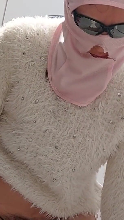 Amateur milf pussy, big ass, big tits. Sexy mom tries on pantyhose. | Clip 1