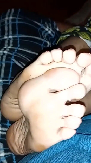 Thrilling moment from "Giving her a foot rub got out of hand"