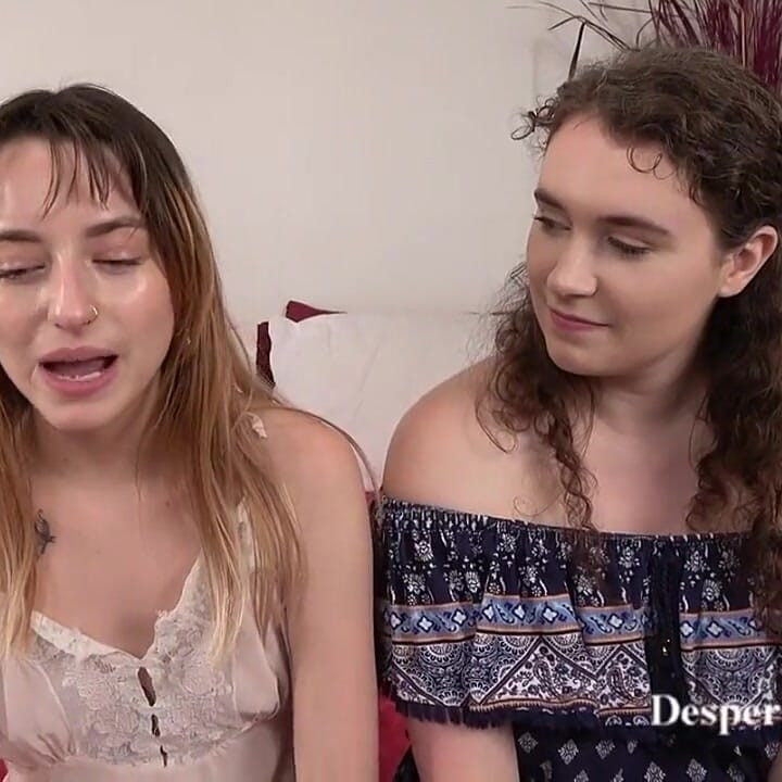 Desperate Amateurs Alisha Lana and Carolyn Get Their Tight Pussies Pounded Hard by Big White Cock