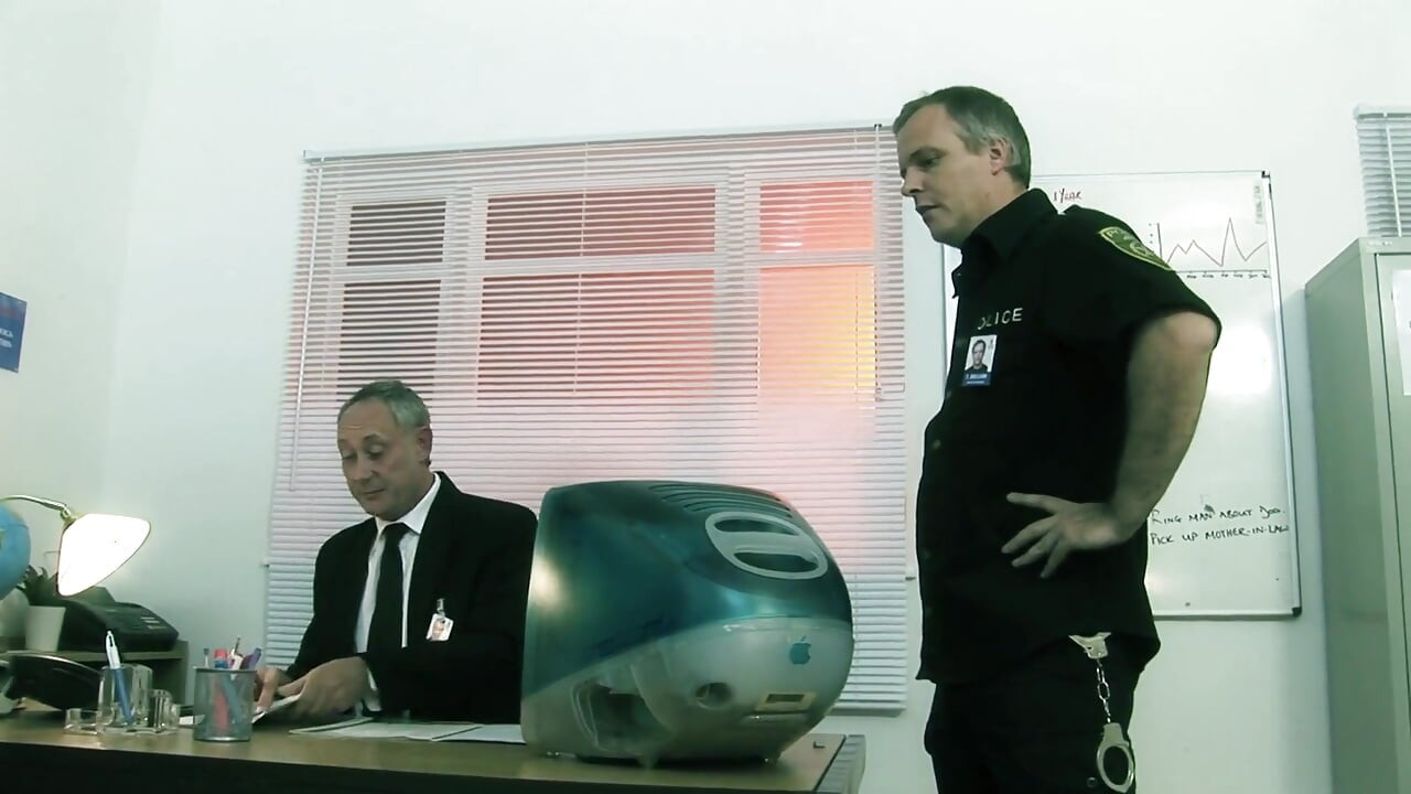 Thick immigrant seeks asylum on officers cocks