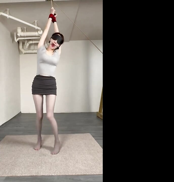Ol Thick Gray Foot Pad Hanging + Electric Shock + Whipping