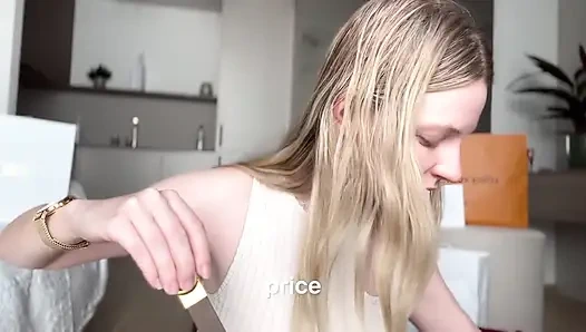 Findom Luxury Shopping Haul 12k $ Heavy Drain