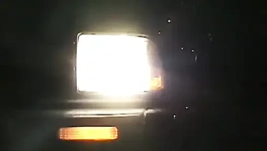 Curvy ebony bitch gets pounded by a black stud while he shoves a dildo in her ass